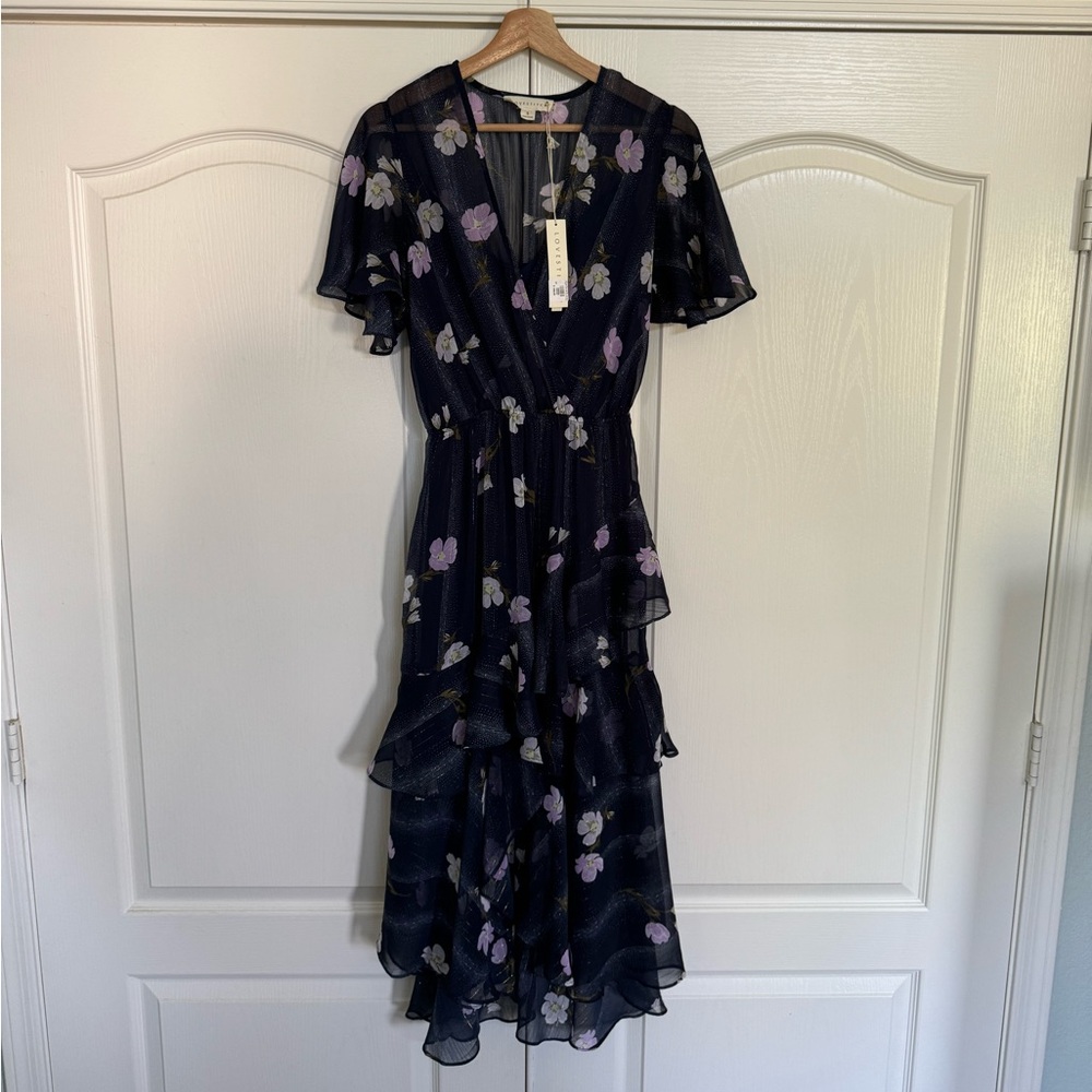 Lovestitch Floral Ruffle Dress NWT